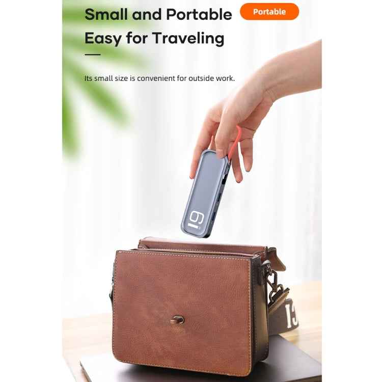 ROCK TR06 6 In 1 Type-C / USB-C to RJ45 Multi-function Docking Station