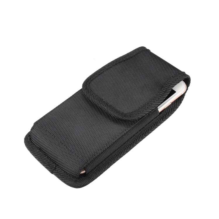 Universal Hanging Waist Oxford Cloth Case with Carabiner for 7.2 inch Mobile Phones