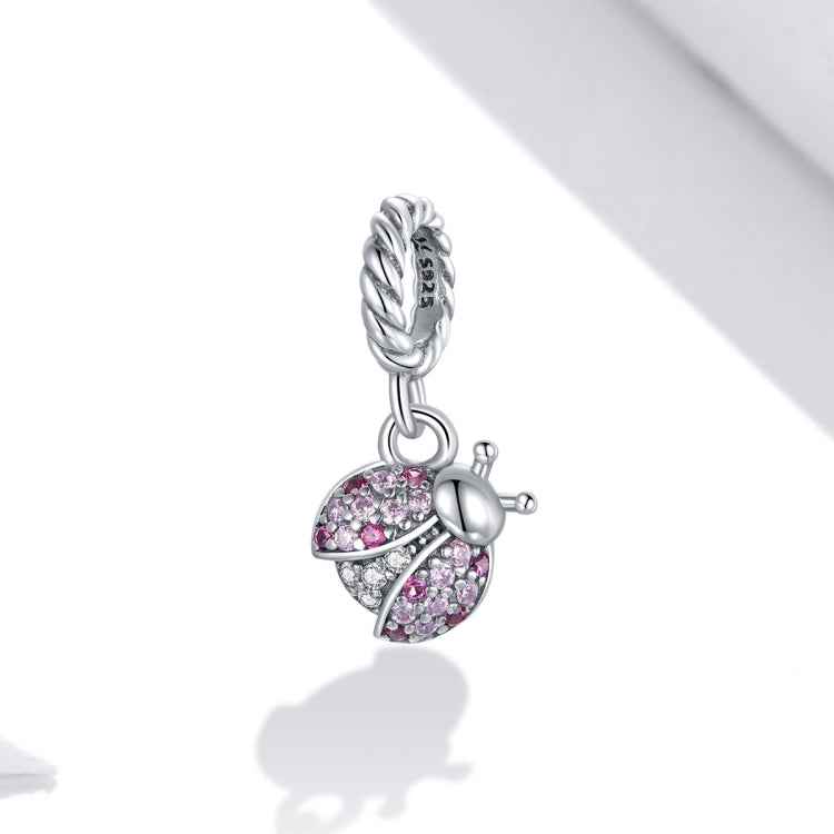 S925 Sterling Silver Ladybug Pendant DIY Bracelet Necklace Accessories