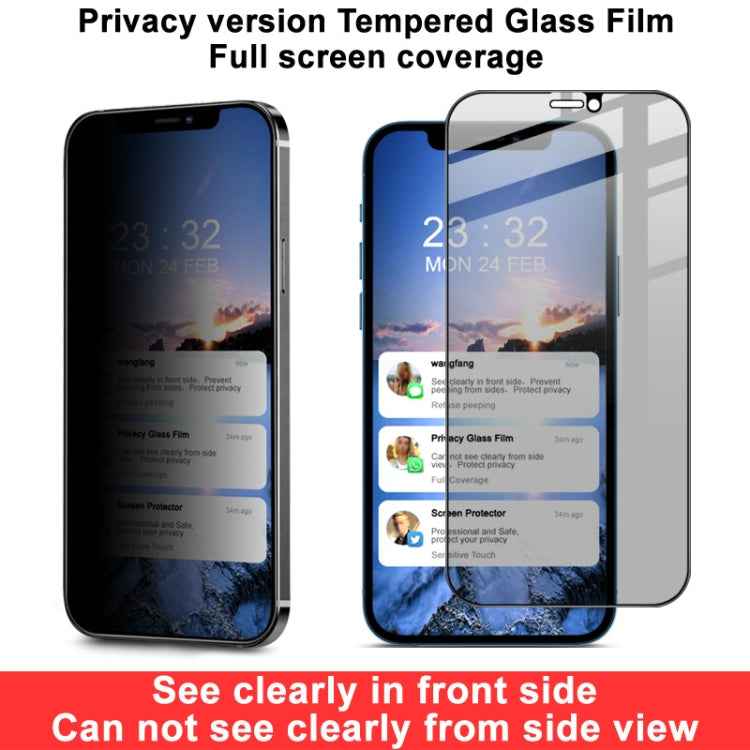 IMAK HD Anti-spy Tempered Glass Protective Film, For iPhone 12 mini, For iPhone 12 / 12 Pro, For iPhone 12 Pro Max