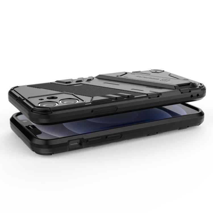 Punk Armor 2 in 1 PC + TPU Shockproof Case with Invisible Holder, For iPhone 12 mini, For iPhone 12, For iPhone 12 Pro, For iPhone 12 Pro Max, For iPhone 11 Pro, For iPhone 11