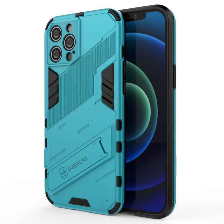 Punk Armor 2 in 1 PC + TPU Shockproof Case with Invisible Holder, For iPhone 12 mini, For iPhone 12, For iPhone 12 Pro, For iPhone 12 Pro Max, For iPhone 11 Pro, For iPhone 11