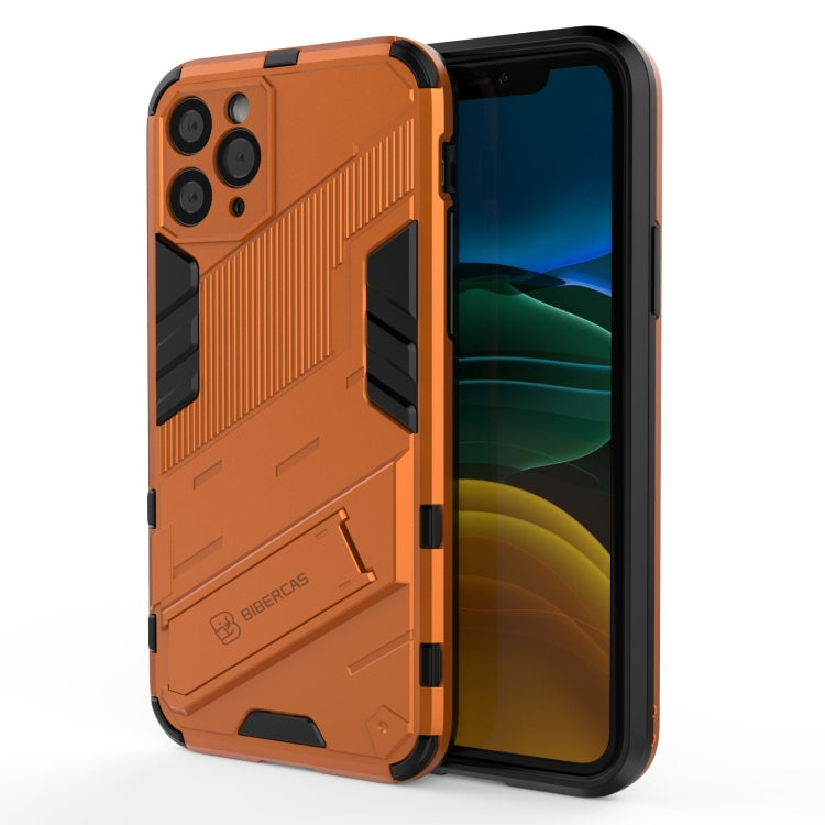 Punk Armor 2 in 1 PC + TPU Shockproof Case with Invisible Holder, For iPhone 12 mini, For iPhone 12, For iPhone 12 Pro, For iPhone 12 Pro Max, For iPhone 11 Pro, For iPhone 11