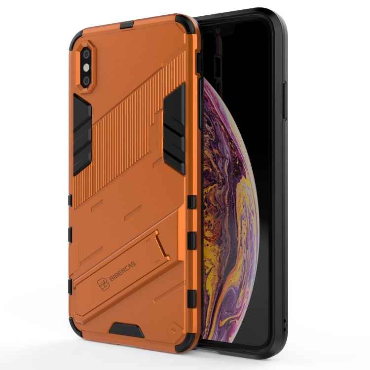 Punk Armor 2 in 1 PC + TPU Shockproof Case with Invisible Holder, For iPhone 11 Pro Max, For iPhone X / XS, For iPhone XR, For iPhone XS Max, For iPhone 6 & 6s, For iPhone 6 Plus & 6s  Plus