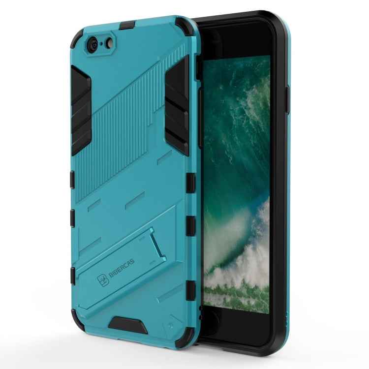 Punk Armor 2 in 1 PC + TPU Shockproof Case with Invisible Holder, For iPhone 11 Pro Max, For iPhone X / XS, For iPhone XR, For iPhone XS Max, For iPhone 6 & 6s, For iPhone 6 Plus & 6s  Plus