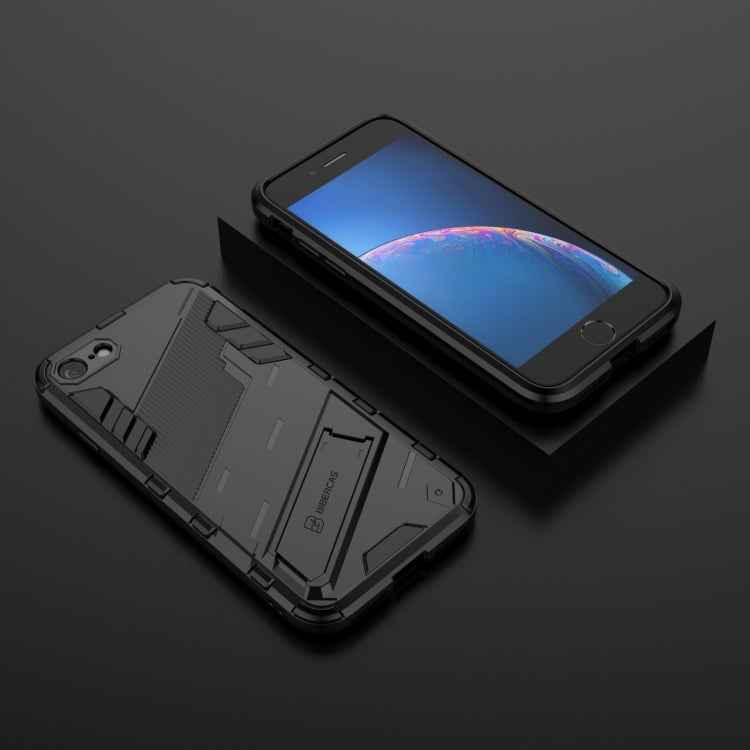 Punk Armor 2 in 1 PC + TPU Shockproof Case with Invisible Holder, For iPhone 7 & 8, For iPhone 7 Plus & 8  Plus