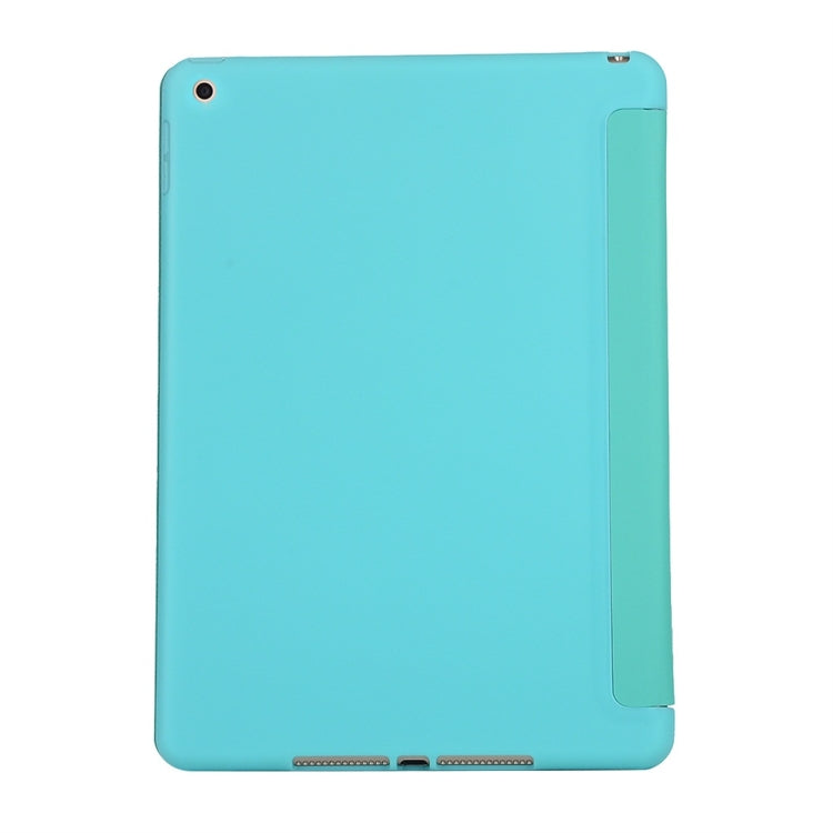 For iPad 10.2 inch TPU Horizontal Flip Leather Case, with Three-folding Holder, For iPad 10.2 2021 / 2020 / 2019