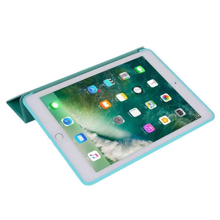 For iPad 10.2 inch TPU Horizontal Flip Leather Case, with Three-folding Holder