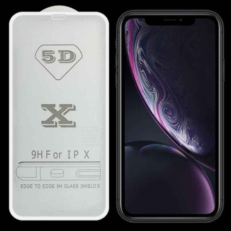 9H 5D Full Glue Full Screen Tempered Glass Film, For iPhone XS Max / 11 Pro Max (White) (1 PC), For iPhone X / XS 11 Pro (White) (1 PC), For iPhone XR / 11 (White) (1 PC)