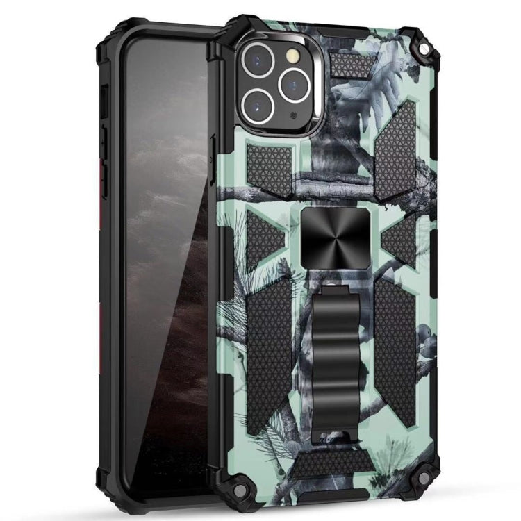 Camouflage Armor Shockproof TPU + PC Magnetic Protective Case with Holder, For iPhone 11, For iPhone 11 Pro, For iPhone 11 Pro Max