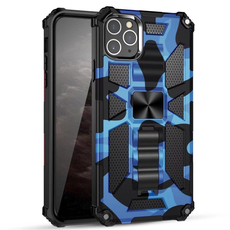 Camouflage Armor Shockproof TPU + PC Magnetic Protective Case with Holder, For iPhone 11, For iPhone 11 Pro, For iPhone 11 Pro Max