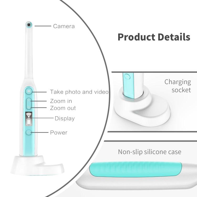 inskam401 1080P Household Visual WiFi HD Intraoral Camera Endoscope