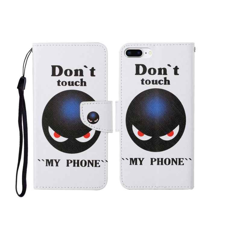 Painted Pattern Horizontal Flip Leathe Case, For iPhone 6, For iPhone 6 Plus, For iPhone 7 Plus