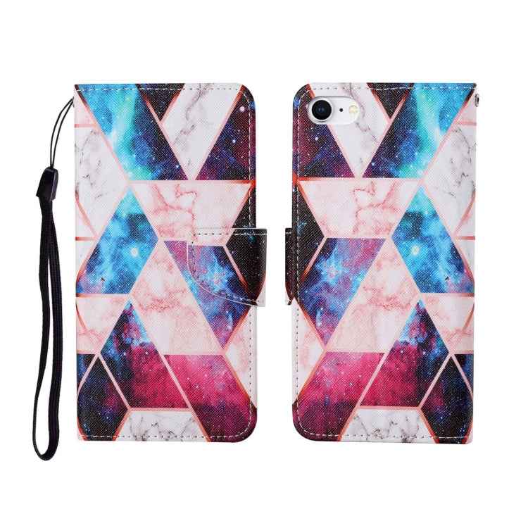 Painted Pattern Horizontal Flip Leathe Case, For iPhone SE (2020)/ 7 /8, For iPhone X, For iPhone XR