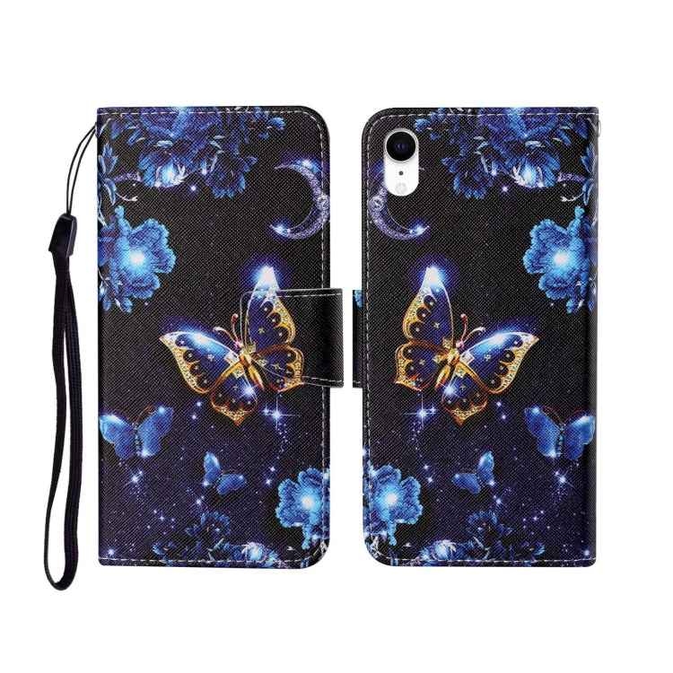 Painted Pattern Horizontal Flip Leathe Case, For iPhone SE (2020)/ 7 /8, For iPhone X, For iPhone XR