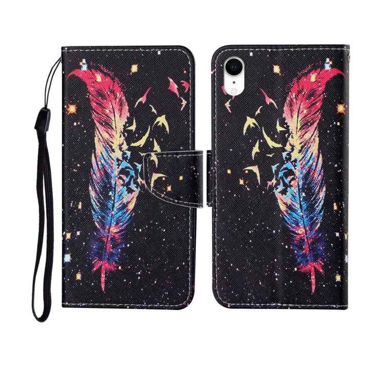 Painted Pattern Horizontal Flip Leathe Case, For iPhone SE (2020)/ 7 /8, For iPhone X, For iPhone XR