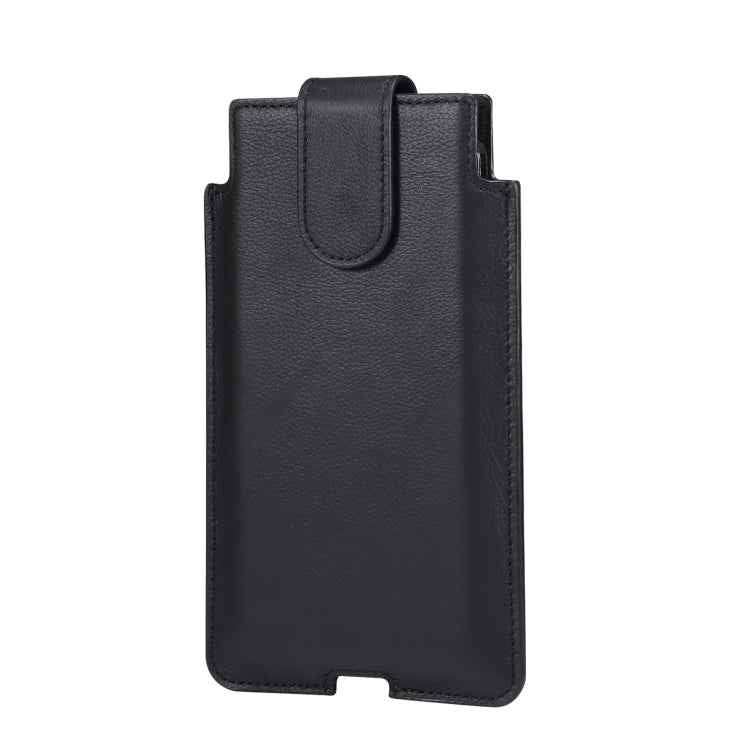 Universal Cow Leather Vertical Mobile Phone Leather Case Waist Bag For 7.2 inch and Below Phones, For 6.7 inch and Below Phones