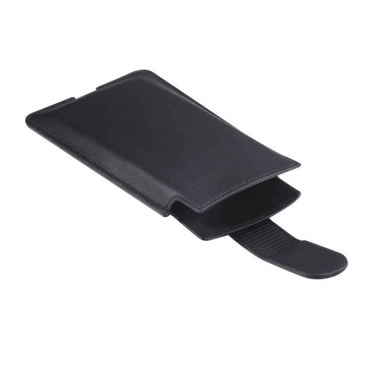 Universal Cow Leather Vertical Mobile Phone Leather Case Waist Bag For 7.2 inch and Below Phones, For 7.2 inch and Below Phones