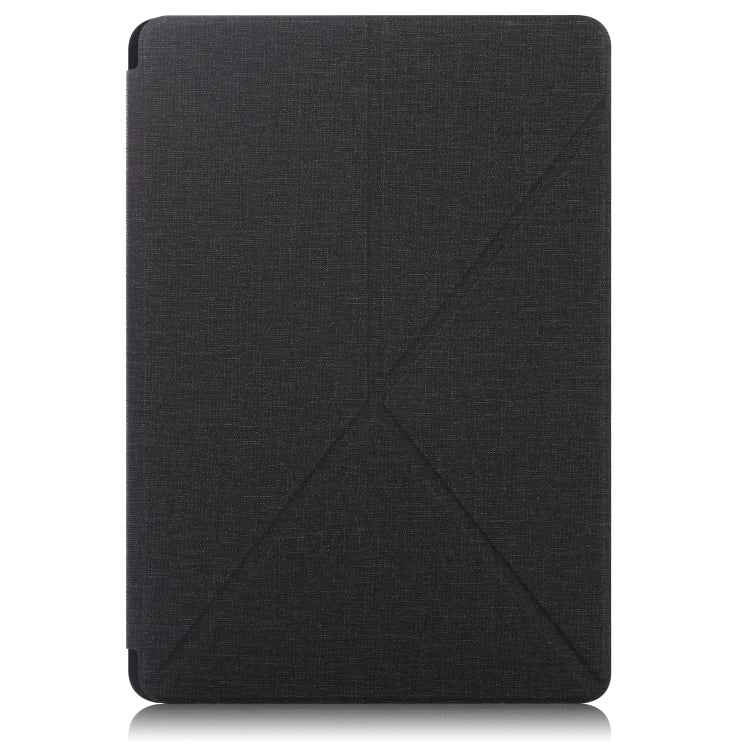 Cloth Texture Multi-folding Horizontal Flip PU Leather Shockproof Case with Holder & Sleep / Wake-up Function, For Samsung Galaxy Tab S8+ / Tab S8 Plus /  Tab S7 FE / Tab S7+ T970 / T975, For Samsung Galaxy Tab S8 / Galaxy Tab S7 T870                  ...