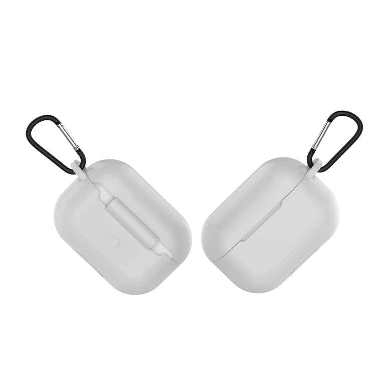 Solid Color Silicone Earphone Protective Case for AirPods 3, with Hook