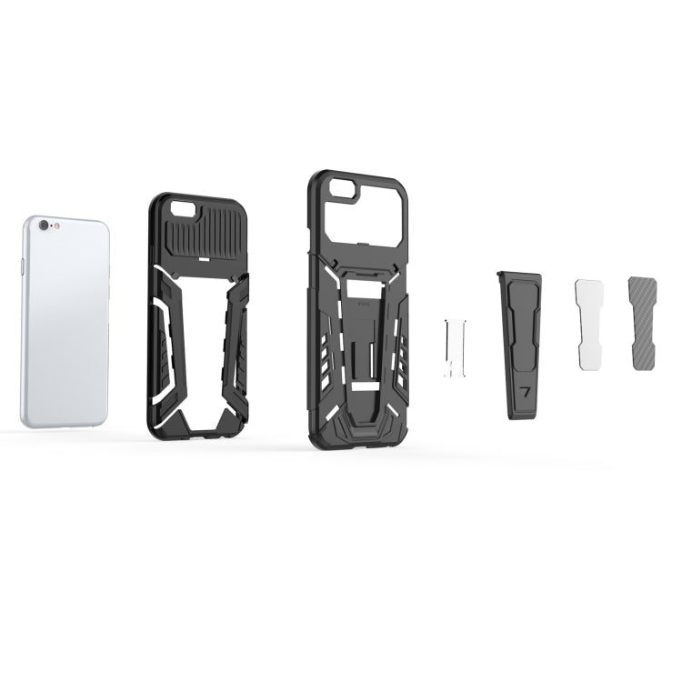 War Chariot Series Armor All-inclusive Shockproof PC + TPU Protective Case with Invisible Holder, For iPhone 6, For iPhone 6 Plus, For iPhone 8 Plus / 7 Plus, For iPhone 11, For iPhone 11 Pro Max, For iPhone 12 / 12 Pro, For iPhone 12 Pro Max          ...