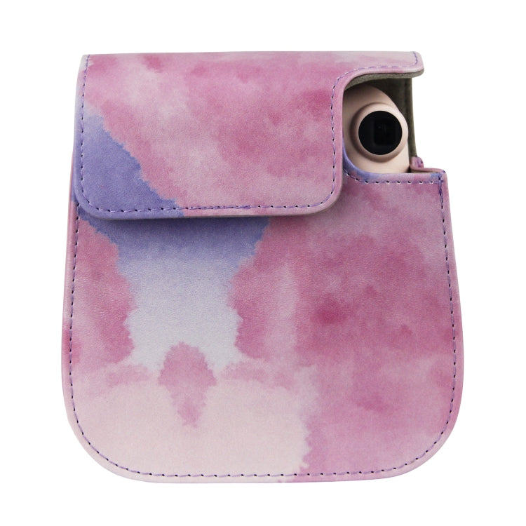 Painted Series Camera Bag with Shoulder Strap for Fujifilm Instax mini 11, For Fujifilm Instax mini 11(Fantasy Cloud), For Fujifilm Instax mini 11(Blue Pastel), For Fujifilm Instax mini 11(Oil Paint), For Fujifilm Instax mini 11(Light Pink Hand-painted...