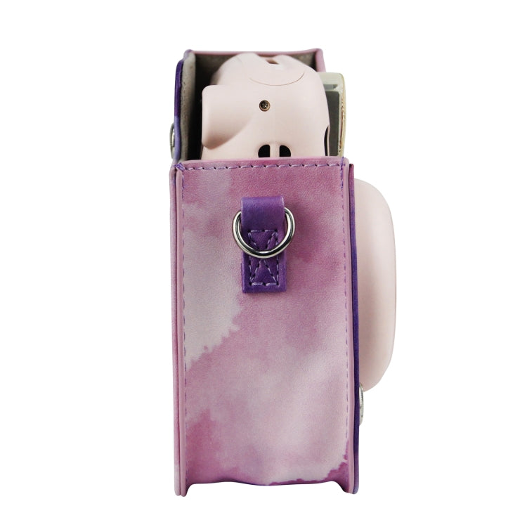 Painted Series Camera Bag with Shoulder Strap for Fujifilm Instax mini 11, For Fujifilm Instax mini 11(Fantasy Cloud), For Fujifilm Instax mini 11(Blue Pastel), For Fujifilm Instax mini 11(Oil Paint), For Fujifilm Instax mini 11(Light Pink Hand-painted...