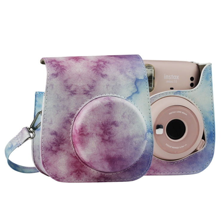 Painted Series Camera Bag with Shoulder Strap for Fujifilm Instax mini 11, For Fujifilm Instax mini 11(Fantasy Cloud), For Fujifilm Instax mini 11(Blue Pastel), For Fujifilm Instax mini 11(Oil Paint), For Fujifilm Instax mini 11(Light Pink Hand-painted...