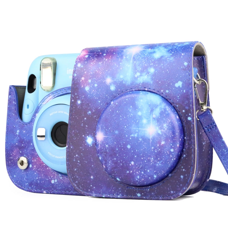 Painted Series Camera Bag with Shoulder Strap for Fujifilm Instax mini 11, For Fujifilm Instax mini 11(Fantasy Cloud), For Fujifilm Instax mini 11(Blue Pastel), For Fujifilm Instax mini 11(Oil Paint), For Fujifilm Instax mini 11(Light Pink Hand-painted...