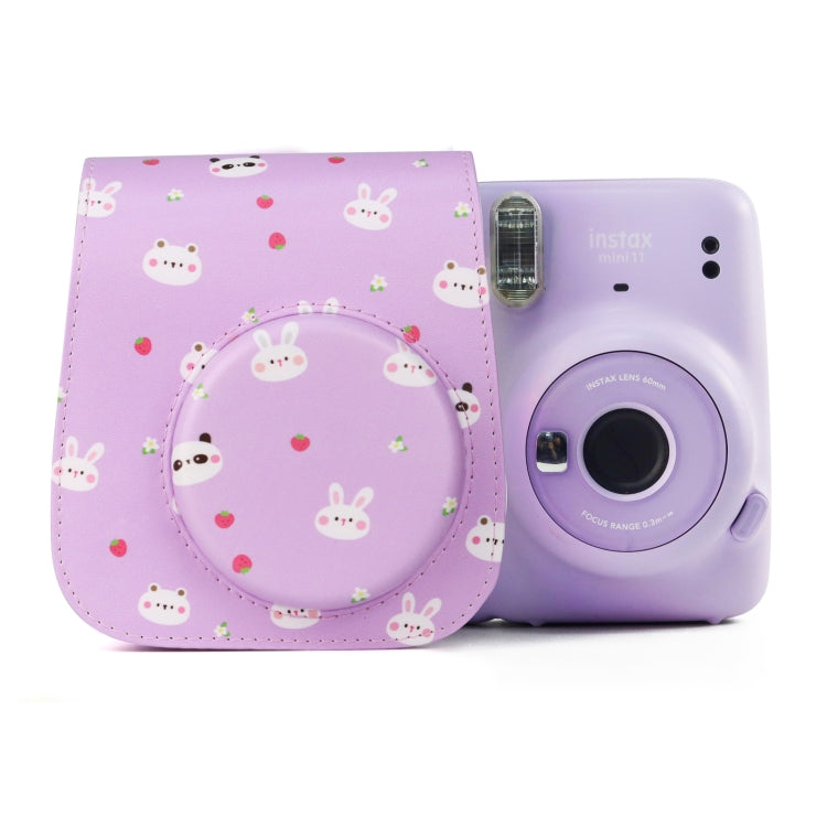 Painted Series Camera Bag with Shoulder Strap for Fujifilm Instax mini 11, For Fujifilm Instax mini 11(Fantasy Cloud), For Fujifilm Instax mini 11(Blue Pastel), For Fujifilm Instax mini 11(Oil Paint), For Fujifilm Instax mini 11(Light Pink Hand-painted...
