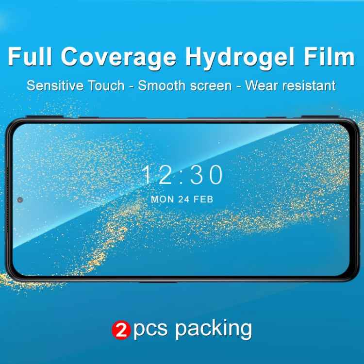 For Xiaomi BlackShark 4 / 4 Pro 2 PCS IMAK Curved Full Screen Hydrogel Film Front Protector