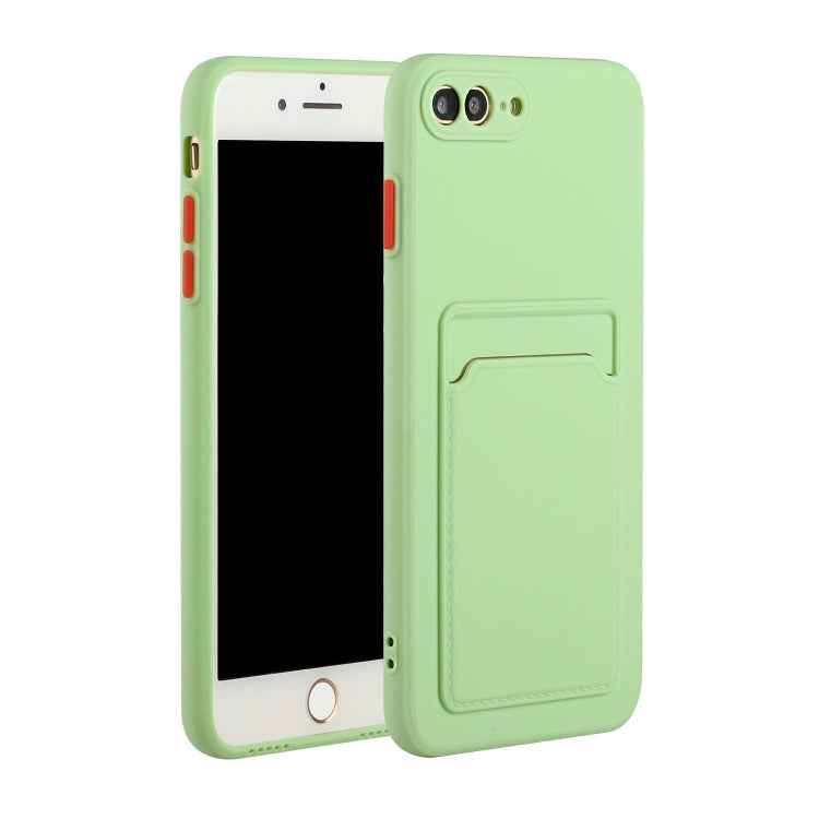 Card Slot Design Shockproof TPU Protective Case, For iPhone 8 & 7, For iPhone 8 Plus & 7 Plus, For iPhone 11, For iPhone 11 Pro