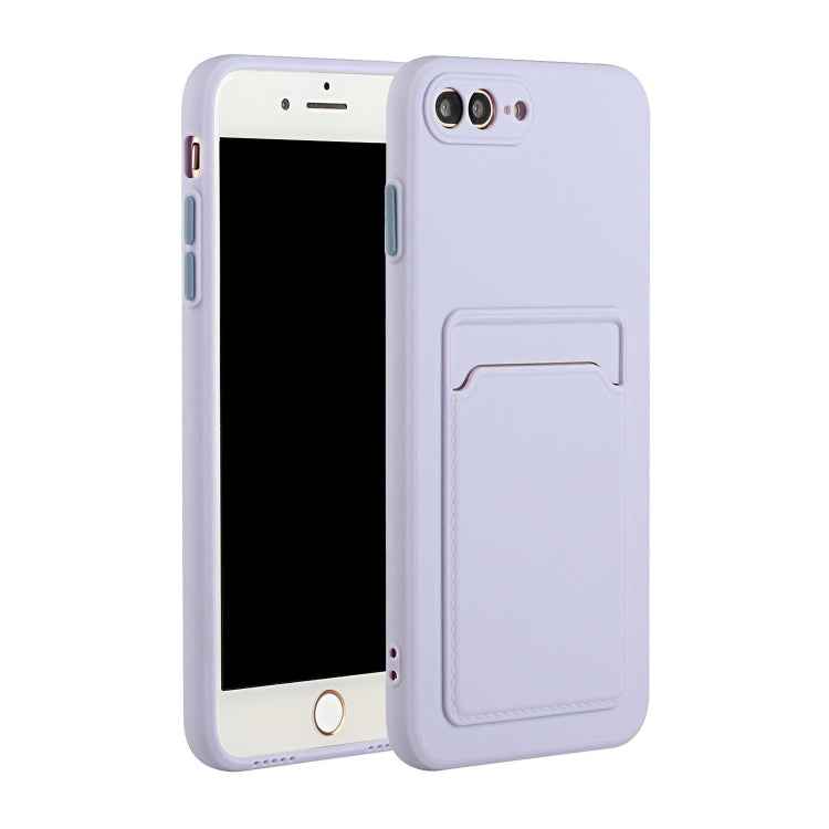 Card Slot Design Shockproof TPU Protective Case, For iPhone 8 & 7, For iPhone 8 Plus & 7 Plus, For iPhone 11, For iPhone 11 Pro
