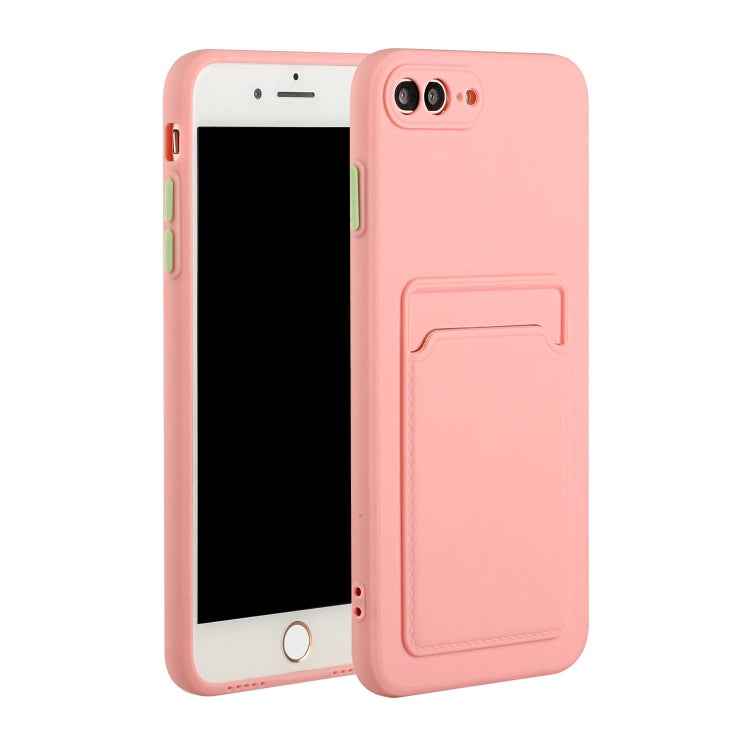 Card Slot Design Shockproof TPU Protective Case, For iPhone 8 & 7, For iPhone 8 Plus & 7 Plus, For iPhone 11, For iPhone 11 Pro