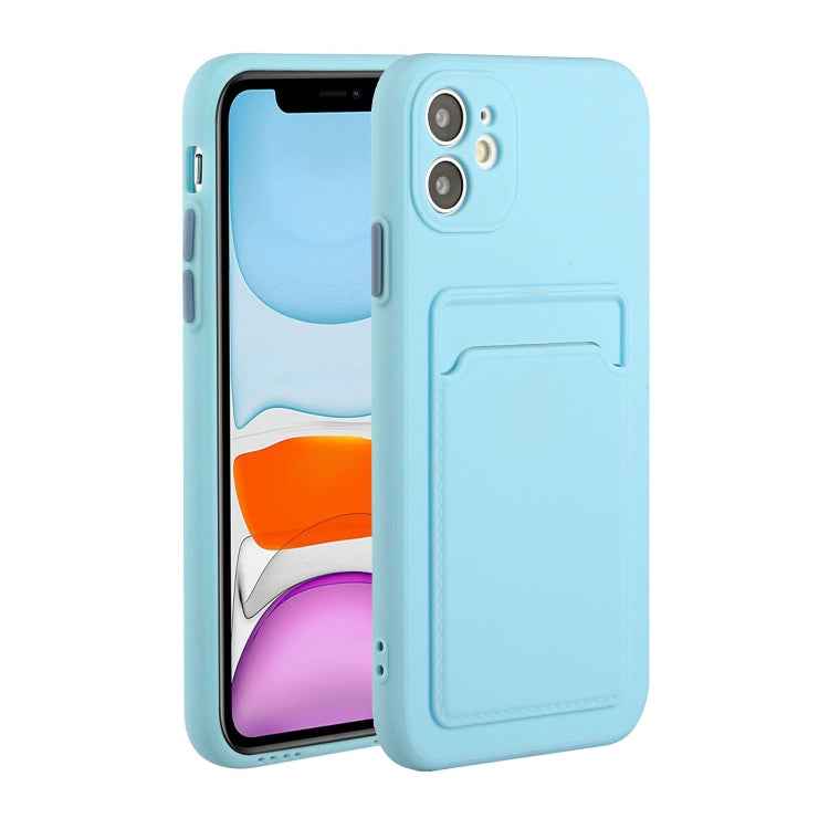 Card Slot Design Shockproof TPU Protective Case, For iPhone 8 & 7, For iPhone 8 Plus & 7 Plus, For iPhone 11, For iPhone 11 Pro