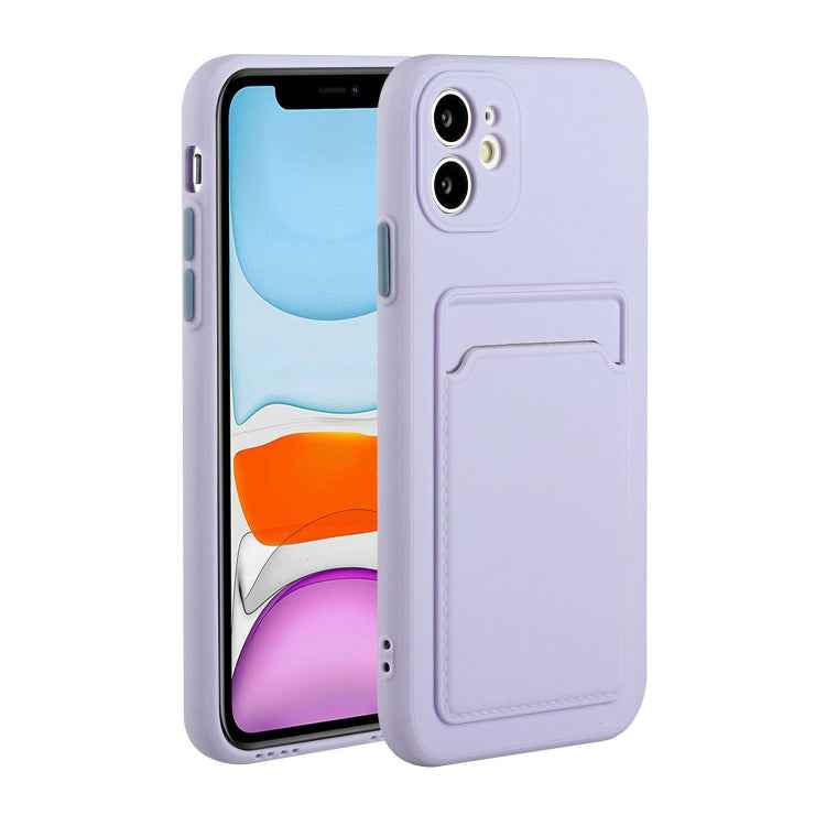 Card Slot Design Shockproof TPU Protective Case, For iPhone 8 & 7, For iPhone 8 Plus & 7 Plus, For iPhone 11, For iPhone 11 Pro