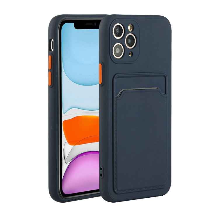 Card Slot Design Shockproof TPU Protective Case, For iPhone 8 & 7, For iPhone 8 Plus & 7 Plus, For iPhone 11, For iPhone 11 Pro