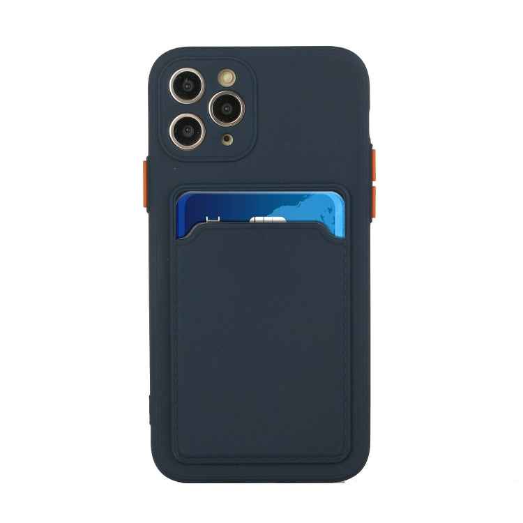 Card Slot Design Shockproof TPU Protective Case, For iPhone 11 Pro Max, For iPhone 12 mini, For iPhone 12, For iPhone 12 Pro