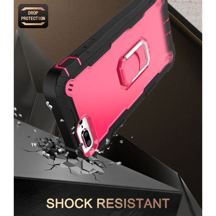 PC + Rubber 3-layers Shockproof Protective Case with Rotating Holder, For iPhone 8 Plus / 7 Plus, For iPhone 11, For iPhone 11 Pro, For iPhone 11 Pro Max