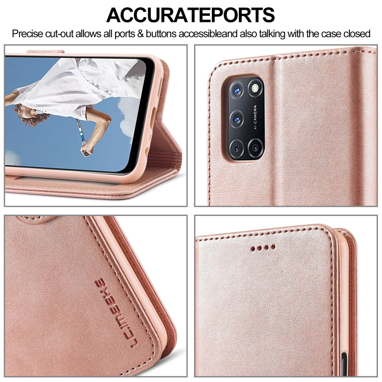 For OPPO F19 Pro / A94 5G LC.IMEEKE Calf Texture Horizontal Flip Leather Case with Holder & Card Slots & Wallet (Brown), For OPPO F19 Pro / A94 5G