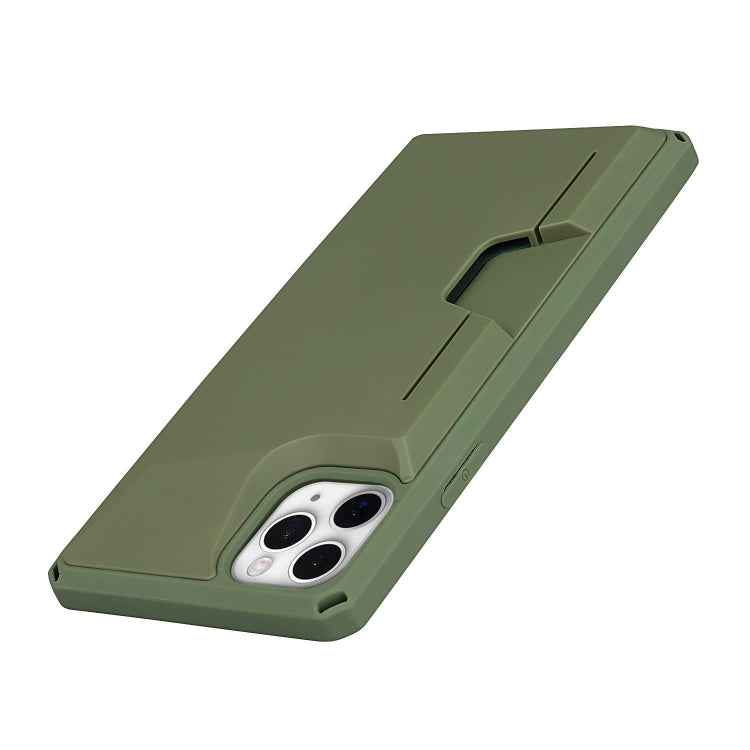 Armor Shockproof TPU + PC Hard Case with Card Slot Holder Funtion, For iPhone 12 mini, For iPhone 12 / 12 Pro, For iPhone 12 Pro Max, For iPhone 11, For iPhone 11 Pro, For iPhone 11 Pro Max