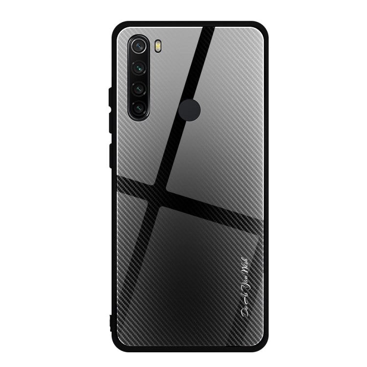 Carbon Fiber Texture Gradient Color Glass Case