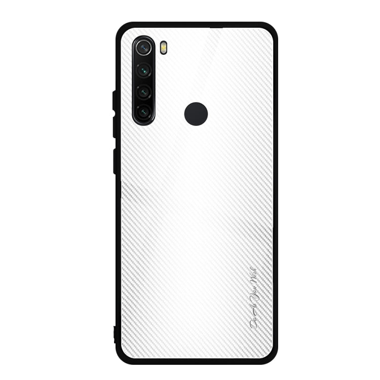 Carbon Fiber Texture Gradient Color Glass Case