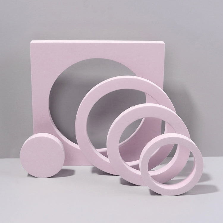 Geometric Cube Solid Color Photography Photo Background Table Shooting Foam Props, 7.6 x 6cm Cylinder, Round Combo Kits, 18 x 2cm Hexagon, Cuboid Door Combo Kits