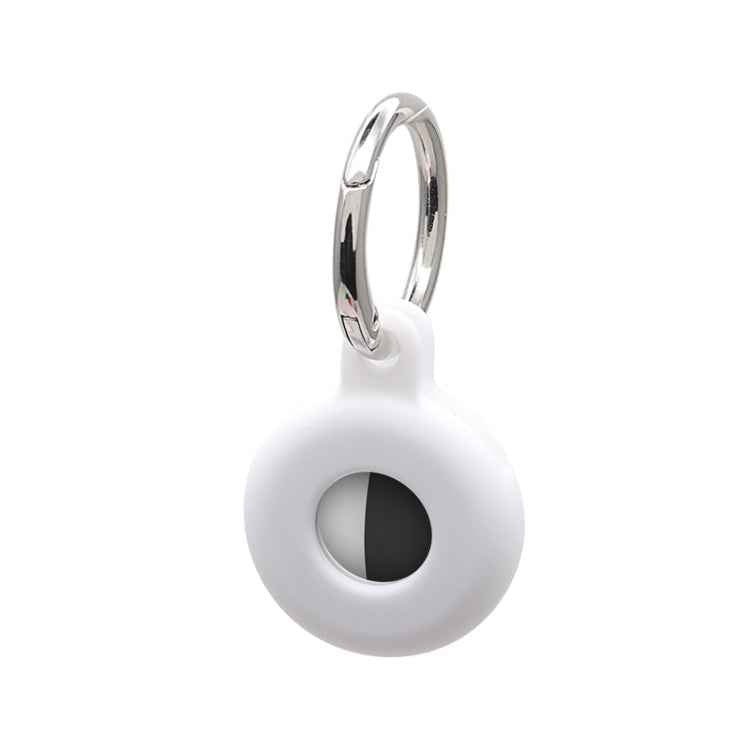 Hollow Anti-scratch Silicone Shockproof Protective Cover Case with Keychain Hook Loop, For AirTag