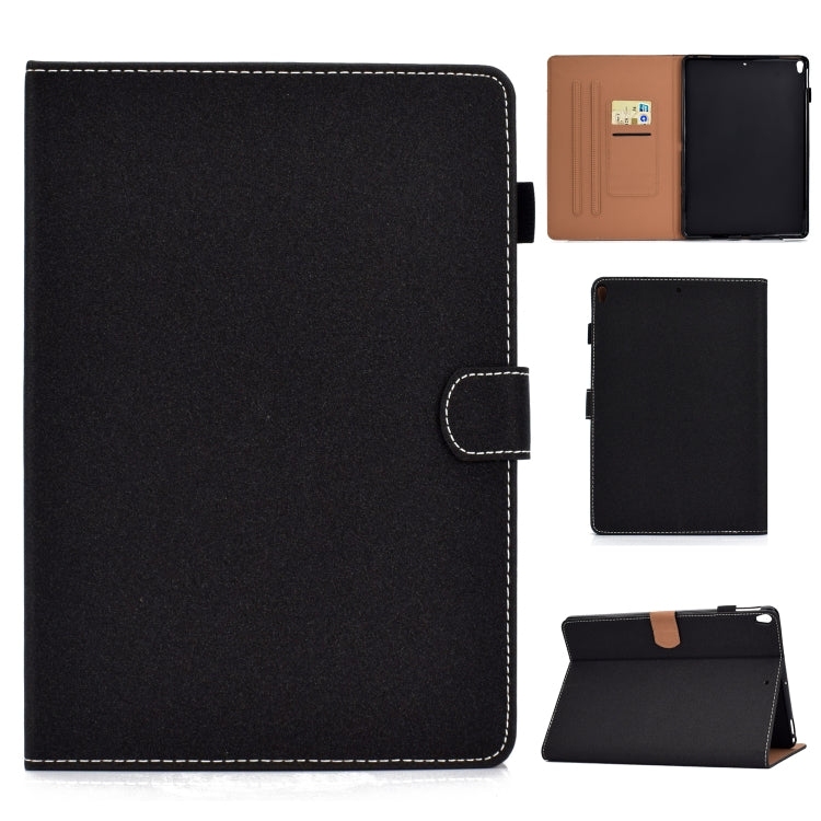 Solid Color Horizontal Flip Leather Case with Holder & Card Slots & Pen Slot & Sleep / Wake-up Function, For iPad 10.2 2021 / 2020 / 2019