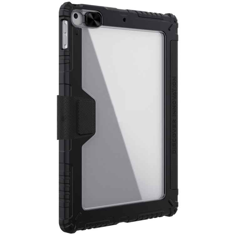 NILLKIN Bumper Horizontal Flip Leather Case with Pen Slot & Holder, For iPad 10.2 2021 / 2020 / 2019