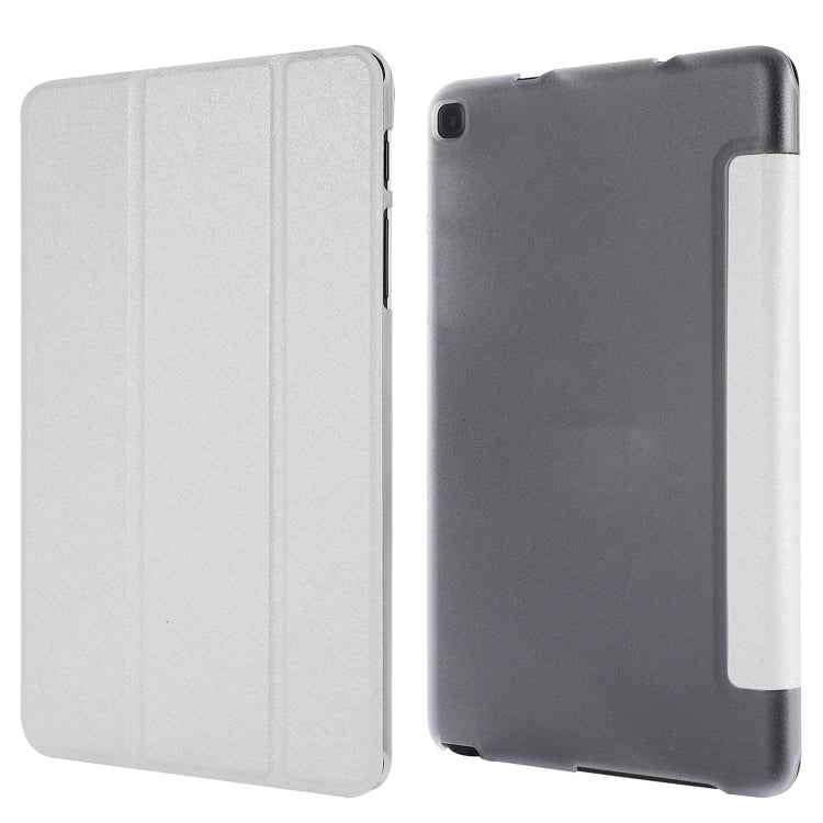 Silk Texture Three-fold Horizontal Flip Leather Case with Holder & Pen Slot, For Samsung Galaxy Tab A7 Lite 8.7 T220 / T225, For iPad Air 13 2025 / 2024 / iPad Pro 12.9 2022 / 2021, For iPad Pro 11 (2021)