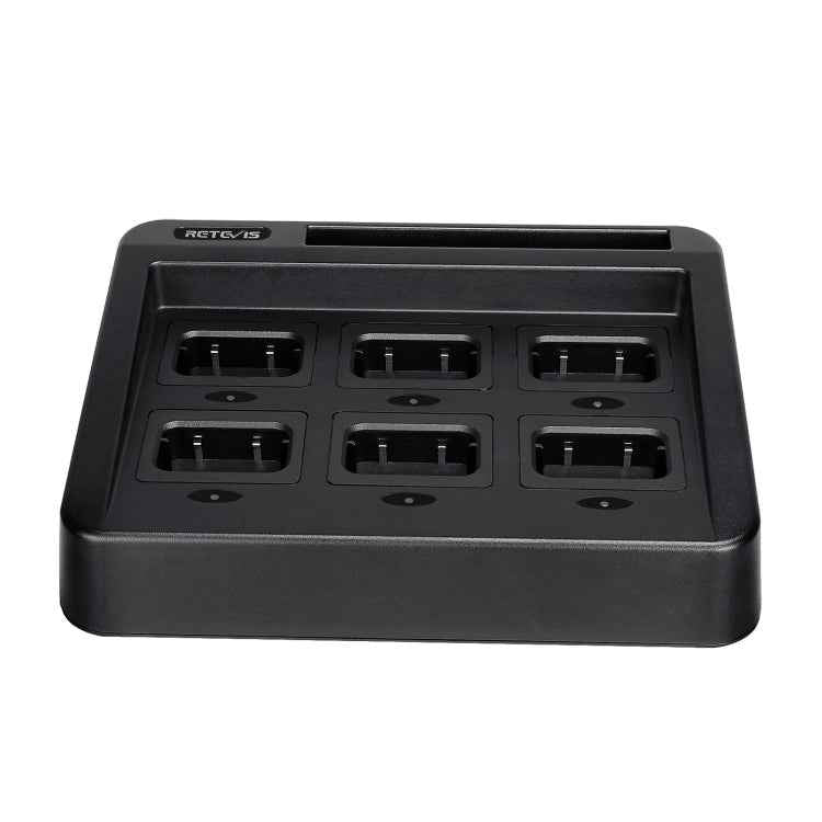 RETEVIS RTC48 Multi-function Interchangeable Slots Six-Way Walkie Talkie Charger for Retevis RT48/RT648