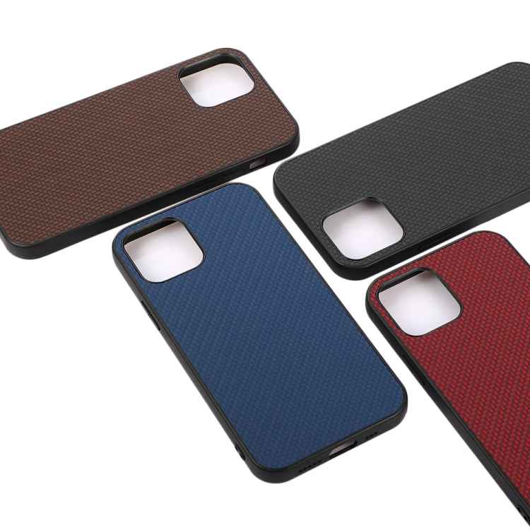 Carbon Fiber Skin PU + PC + TPU Shockprof Protective Case, For iPhone 11, For iPhone 11 Pro, For iPhone 11 Pro Max, For iPhone 12 mini, For iPhone 12, For iPhone 12 Pro, For iPhone 12 Pro Max